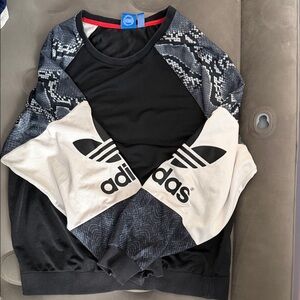 Vintage Adidas Python sleeve sweatshirt